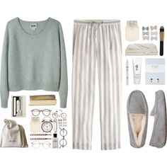 "6.18.14:1" by mariimontero on Polyvore Long Collar Shirt, Polyvore Winter, Homewear Fashion, Lounge Outfit, Relaxed Outfit, Leather Tote Purse, Cute Lazy Outfits, Lazy Outfits