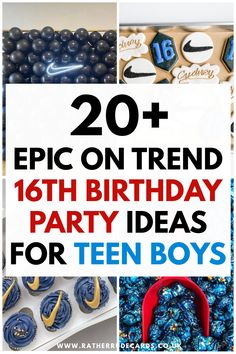 Best boys sweet 16 birthday party ideas for guys Teen Boy Party Ideas Teenage Birthday Ideas, 14th Birthday Boy Ideas, 14th Birthday Party Ideas Boy, 13th Birthday Party Ideas For Boys Theme, 16 Birthday Ideas For Boys, Teen Birthday Party Ideas For Boys, Boys 17th Birthday Ideas, 13 Th Birthday Ideas For Boys, Teen Boy Sleepover Ideas