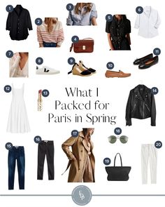 What I Wore in Paris: My Spring List of Outfits - Everyday Parisian Outfits For France In April, Paris In The Spring Aesthetic, Spring Outfits Paris 2023, Paris In May Packing List, Paris In March Outfits 2024, Paris In April Packing List, Weekend In Paris Outfits Summer, What I Wore In Paris, France In Spring Outfits