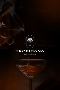 logo design, logo design for bar, bar, tropicana bar Cocktail Bar Brand Identity, Bar Instagram Feed, Cocktail Moodboard, Cocktail Ads, Cocktail Bar Branding