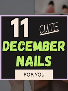 Cute December Nails, Best Christmas Nails, Christmas Nails Easy, Christmas Nail Art, Best Christmas, Holiday Nails