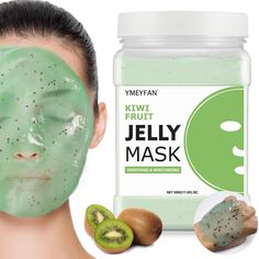 PRICES MAY VARY. 🥝[SMOOTHING YOUR SKIN] - YMEYFAN Jelly Mask Powder contains kiwi extract, which is rich in vitamin C and vitamin E. It provides antioxidant effect for skin. Meanwhile, moisturizes and soothes the skin. YMEYFAN Jelly Mask Powder is made with natural ingredients, fragrance free and other harmful ingredients. It is also very friendly to sensitive skin types. 🥣【HOW TO USE JELLY MASK POWDER】 - Mix the mask powder and water in a bowl in a 2:1 ratio until combined. When you mix the m Jelly Mask Powder, Hydro Jelly Mask, Esthetician Supplies, Jelly Mask, Mask Powder, Fruit Jelly, Peel Off Mask, Face Skin Care, Fragrance Free