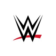 the wwe logo on a white background