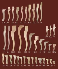 an image of different sizes and shapes of hair