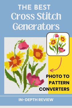 the best cross - stitch generators photo to pattern converters in - depth review book