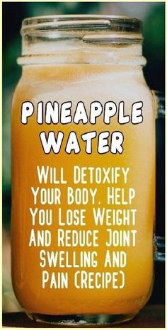 Pineapple Detox, Diet Drinks, Healthy Drinks Recipes, Healthy Detox, Natural Detox, Water Recipes