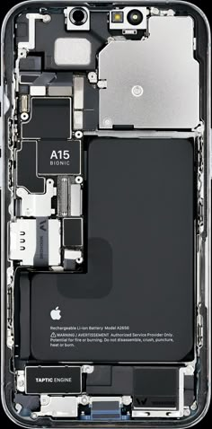 an iphone's rear camera is shown in this image