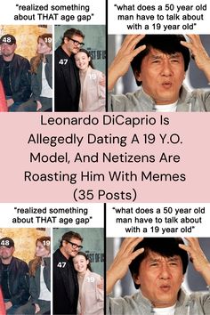 the poster for leorado diario is allegly dating a 19 y o model, and netzens are roasting him with memes