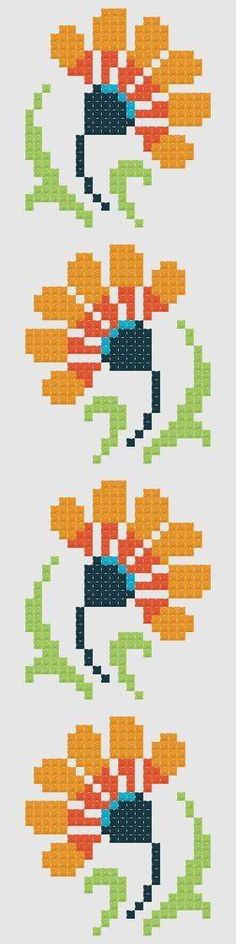 Autumn Bookmark, Flowers Border, Stitch Bookmark, Bookmark Pattern, Cross Stitch Borders, Diy Cross Stitch