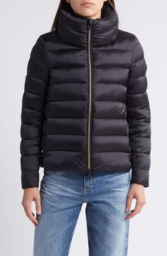 Save The Duck Elly Water Resistant Puffer Jacket | Nordstrom Chicago In October, Trip To Chicago, Save The Duck, Quilted Puffer Jacket, The Duck, Fabric Gift Bags, Nordstrom Store, Anniversary Sale, Black Fits