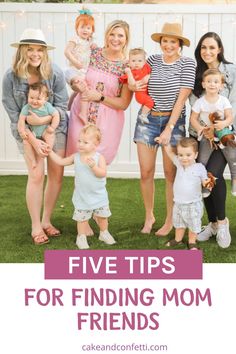 five tips for finding mom friends