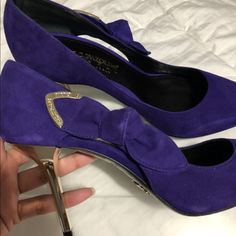 New Carlo Pazolini Stilettos In Size 7.5 Or 37.5 Suede With Leather Lining. Italian Brand Shoes Women Heels, Shoes Heels, Color Blue, Size 7, Women Shoes, Heels, Leather, Women Shopping, Blue