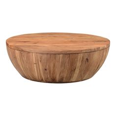 a wooden bowl sitting on top of a table