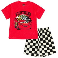 Get ready for a day filled with Disney magic in this stylish Disney tee and shorts set! This cool short sleeve shirt and shorts set features fun artwork your kid will be excited to wear, with iconic characters like Mickey Mouse, Simba from The Lion King, and Lightning McQueen from Cars. Made of a soft loop terry material that keeps your child comfortable, this fashionable Disney outfit is perfect for all day adventure and play! Size: 6.  Color: Multicolor.  Gender: male.  Age Group: kids. Toddler Boy Disney World Outfits, Boys Disney Outfits, Boy Disney Outfits, Disneyland Florida, Kids Disney Outfits, Disney Fits, Fun Artwork, Cars Lightning Mcqueen, Disney 2024