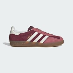 adidas Shop the Gazelle Indoor Shoes - Burgundy at adidas.com/us! See all the styles and colors of Gazelle Indoor Shoes - Burgundy at the official adidas online shop. Maroon Gazelle Adidas Outfit, Adidas Gazelle Burgundy, Burgundy Gazelle, Fashion Grails, Japan Shoes, Adidas Bermuda, Thrift Manifest, Spezial Shoes, Burgundy Adidas