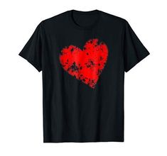 Distressed Heart Boyfriend Girlfriend Son Daughter T-Shirt. #valentines #valentinesday #valentinesgifts #love #heart #hearts #sweetestday ##tshirtsforwomen #teeshirts Valentines Ideas For Him, Clothes Jewelry, Unique Valentines, Valentine's Day Outfit, Sweetest Day, Heart Dress, Heart Shirt