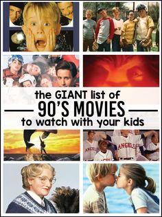 the giant list of 90's movies to watch with your kids