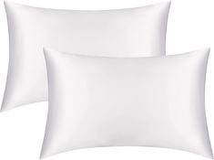 two white pillows on a white background