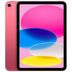 an apple ipad air is shown in pink and yellow, with the same color scheme