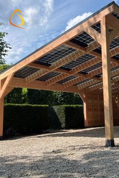 solar carport in de zon Modern Carport, Diy Carport, Car Port, Car Canopy, Solar Pv, Garage House