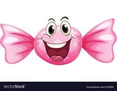 a pink fish with big eyes on a white background