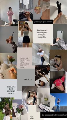 Girl Boss Mood Board, Be 1% Better Everyday, Motivated Wallpaper, Looks Adidas, Vision Board Collage, Vision Board Wallpaper, Dream Vision Board, Life Vision Board, Girl Boss Motivation