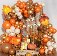 an image of a pumpkin themed backdrop