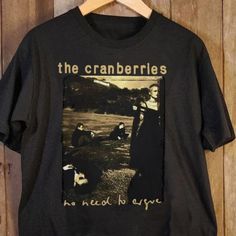 Unisex Sizing 100% Ring-Spun Cotton Runs True To Size Classic Fit Made To Order The Cranberries Shirt, Black Band Logo T-shirt For Fall, Tour T Shirts, Black Tshirt, Cranberry, Graphic Tees, Womens Tops, Tops & Tees, Women Shopping