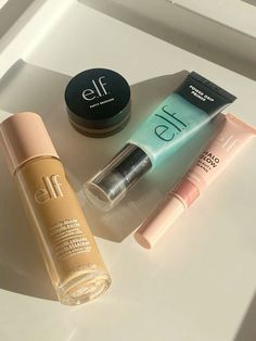 Elf Makeup Brand, Elf Makeup And Skincare, Elf Skincare Aesthetic, Makeup Products Elf, Elf Makeup Products Aesthetic, Elf Products Makeup, Elf Cosmetics Aesthetic, It Girl Makeup Products, Elf Aesthetic Makeup