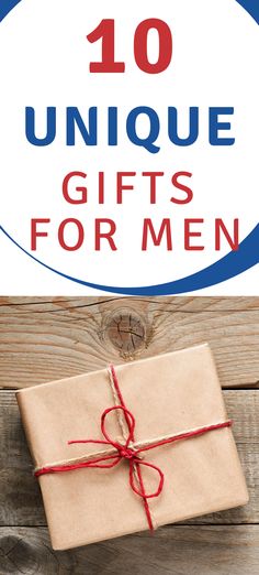 the 10 unique gifts for men are on display