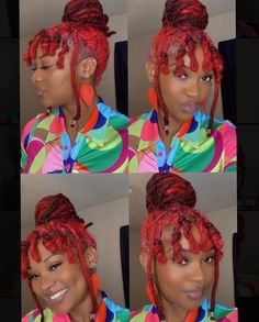 Black Women Loc Hairstyles, Women Loc Hairstyles, Locs Styles, Dreadlock Styles, Lock Style, Hair Crush