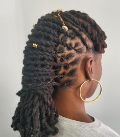 Two Strand Twist Loc Styles For Women Updo, Black Women Loc Hairstyles, Two Strand Twist Loc Styles, Women Loc Hairstyles, Twist Loc Styles, Loc Styles For Women, Lock Hairstyles, Pretty Updos, Flat Twist Styles