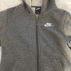 Never Worn Before Nike Grey Zip Up Jacket Too Small On Me Fits More Like A S Then M Nike Casual Gray Outerwear, Nike Gray Cotton Outerwear, Nike Gray Long Sleeve Outerwear, Nike Gray Long-sleeve Outerwear, Nike Zip Hoodie, Nike Zip Up Jacket, Nike Running Shirt, Nike Crewneck Sweatshirt, Grey Nike Hoodie