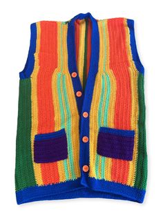 Mens BOHO KNITTED Crochet Top VEST Crochet Summer Mens Vest 100% Hand Knitted  Light weight, made with pure cotton summer yarn  Please Choose the number of the crochet vest style you like at check out  🎉🛍️ Get Ready for a Delightful Treat! 🛍️🎉 🌟 35% OFF SALE HAS BEGUN! 🌟 Step into a world of style with our exclusive sale. Grab your favorites now and save big while stocks last! 🚚 Shipping Details: 🕒 Estimated Delivery: 2-5 Business Days 🚀 Express Shipping on ALL Orders: US  CAN  UK  EU  UK 🇬🇧 See more of our Men's knit vests here:  https://www.etsy.com/shop/CHANDAKA?ref=seller-platform-mcnav&section_id=31709631 See the rest of our store here:  https://www.etsy.com/shop/CHANDAKA 👔 Men's Crochet Festival Summer Top Vests   👔 Each order is meticulously crafted to perfection. Custo Fitted Multicolor Casual Vest, Casual Fitted Multicolor Vest, Multicolor Fitted Casual Vest, Multicolor Cotton Winter Vest, Casual Multicolor Sleeveless Sweater, Multicolor Cotton Sweater Vest For Winter, Multicolor Sleeveless Knit Sweater, Retro Multicolor Cotton Vest, Multicolor Knit Sleeveless Vest