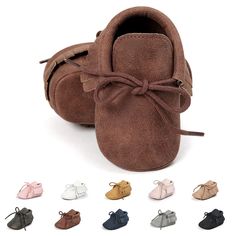 PRICES MAY VARY. BABITINA baby shoes made of PU leather, soft anti-skid bottom. Comfort material Cushioned Anti-slip Breathable Sole is Good for baby learn to walking.No Any Stimulation to the Skin of Baby. A Lace up Closure Makes Infant Slippers Easy to Put on,Take off,and Stay on your toddler's feet! Crib shoes great for indoor and outdoor daily use.Crawling,Walking,Playing.Best Shower Gift and birthday present for Newborn. Multi-style and multi-color , three sizes, suitable for babies from 0 Baby Loafers, Brown Slippers, Boys Slippers, Infant Shoes, Leather Baby Shoes, Fuzzy Slippers, Leather Baby, Shoes Soft, Girls Fleece