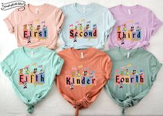 Disney Teacher Outfits, Teacher Disney Shirts, Disney Teacher Shirts, Disney Teacher, Classroom Quotes, Kindergarten Shirts, School Theme, Back 2 School, Disney Day