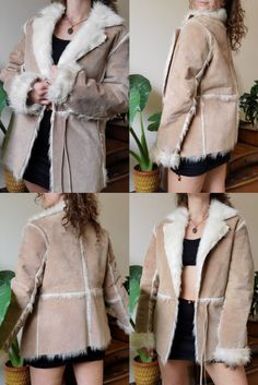 Beige Leather Jacket. we are on vinted now Beige Leather Jacket, Faux Fur Coat, Hello Everyone, Fur Coat, Faux Fur, Get Started, Trench Coat, Second Hand, It Works