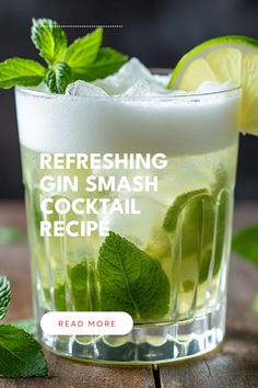 Explore a refreshing Gin Smash cocktail recipe with muddled fruits and herbs. Perfect for summer gatherings, this easy gin cocktail is a delightful mix of flavors sure to impress guests.