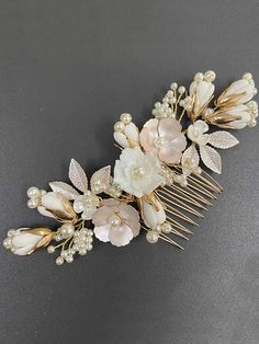 Pearl Country Style Hair Comb – BABARONI Hair Comb Styles, Wedding Hair Comb, Hair Comb Wedding, Style Hair, Rustic Barn, Hair Comb, Country Style, Wedding Hair, The Golden