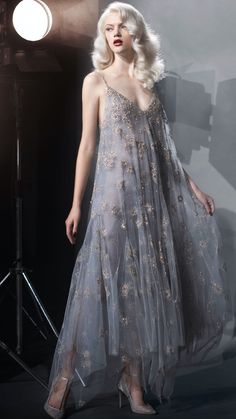 Paolo Sebastian, Beaded Star, Lingerie Vintage, Collection Couture, Couture Mode, Star Embroidery, Vogue Australia, Long Dresses, Couture Collection