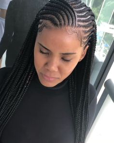 Front Cornrows, Straightback Cornrows Braids, Twisted Hair, Long Box Braids, Braided Cornrow Hairstyles, Feed In Braid, Box Braids Styling