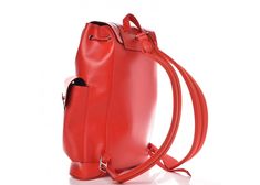 Louis Vuitton x Supreme Christopher Backpack Epi PM Red - US Classic Rectangular Backpack For Shopping, Classic Red Backpack For Daily Use, Luxury Red Leather Backpack, Luxury Red Leather Standard Backpack, Classic Red Backpack, Luxury Red Backpack, Classic Red Leather Backpack, Designer Red Backpack, Luxury Red Backpack Bags