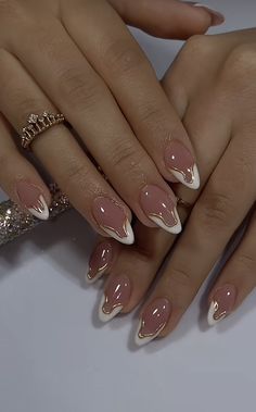 Homecoming Acrylic Nails, Nude Acrylic Nails With Glitter, Opal French Tip Nails, Gel X Nails Chrome, Almond Nails 2024