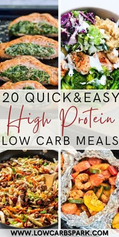 20 quick and easy high protein low carb meals that are perfect for busy nights