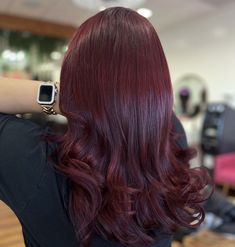 Black Cherry Cola Hair Color, Cherry Black Hair Color Dark Brown, Dark Cherry Cola Hair Color Brown Skin, Cherry Cola Hair Color On Brown Skin, Red Dark Hair, Dark Plum Red Brown Hair, Cola Hair, Darker Hair, Hair Hack