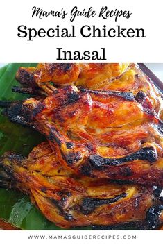 Chicken Recipes Filipino, Chicken Inasal Recipe, Grilled Chicken Dishes, Phillipino Food, Chicken Inasal, Easy Filipino Recipes, Philippine Cuisine, Philippines Recipes, Filipino Food Dessert