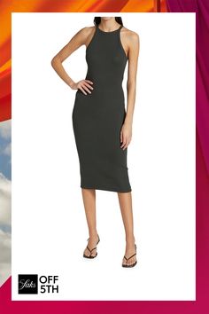 Ribbed Bodycon Tank Dress Bodycon Tank Dress, Sleeveless Pullover, Tank Dress, Pullover Styling, Dresses For Sale, On Sale, Trim