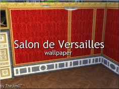 salon de versailes wallpaper is displayed in this screenshot from the game