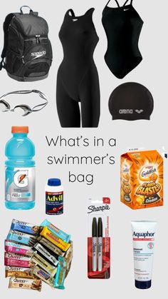 what's in a swimmer's bag for the summer season? - click to see more