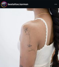 Mountains Back Tattoo, Wrap Around Flower Tattoo Arm, Tattoos For Scars, Wrist Tattoo Women, Pelvic Bone Tattoo, Dainty Spine Tattoo, Cleavage Tattoos, Fine Line Floral Tattoo, Tat Placement